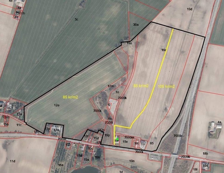 Kort over Business Park Falster - Afkørsel 43