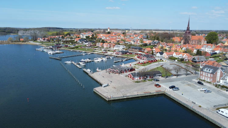 Nysted Havn luftfoto