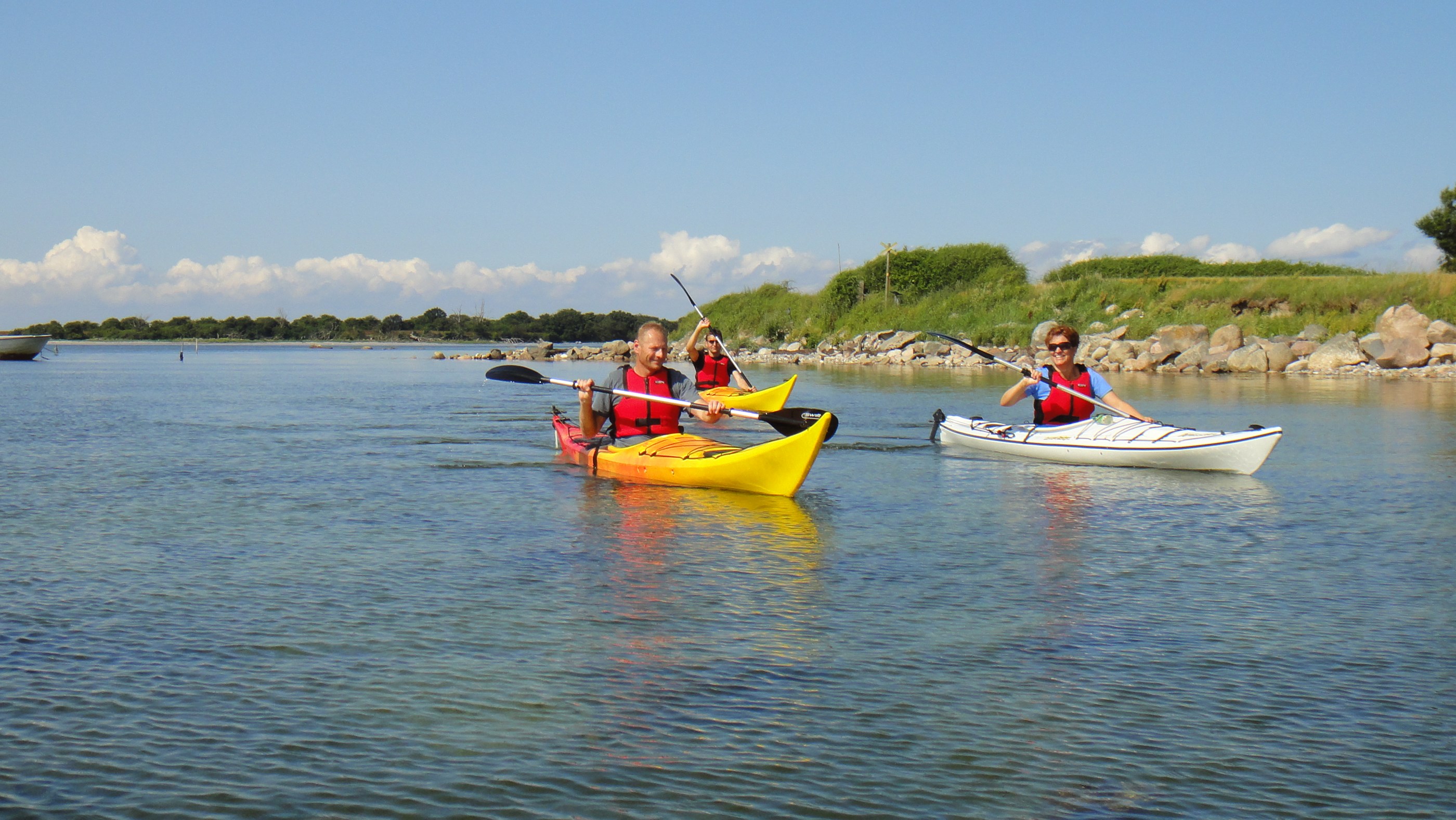 Kajak på Guldborgsund