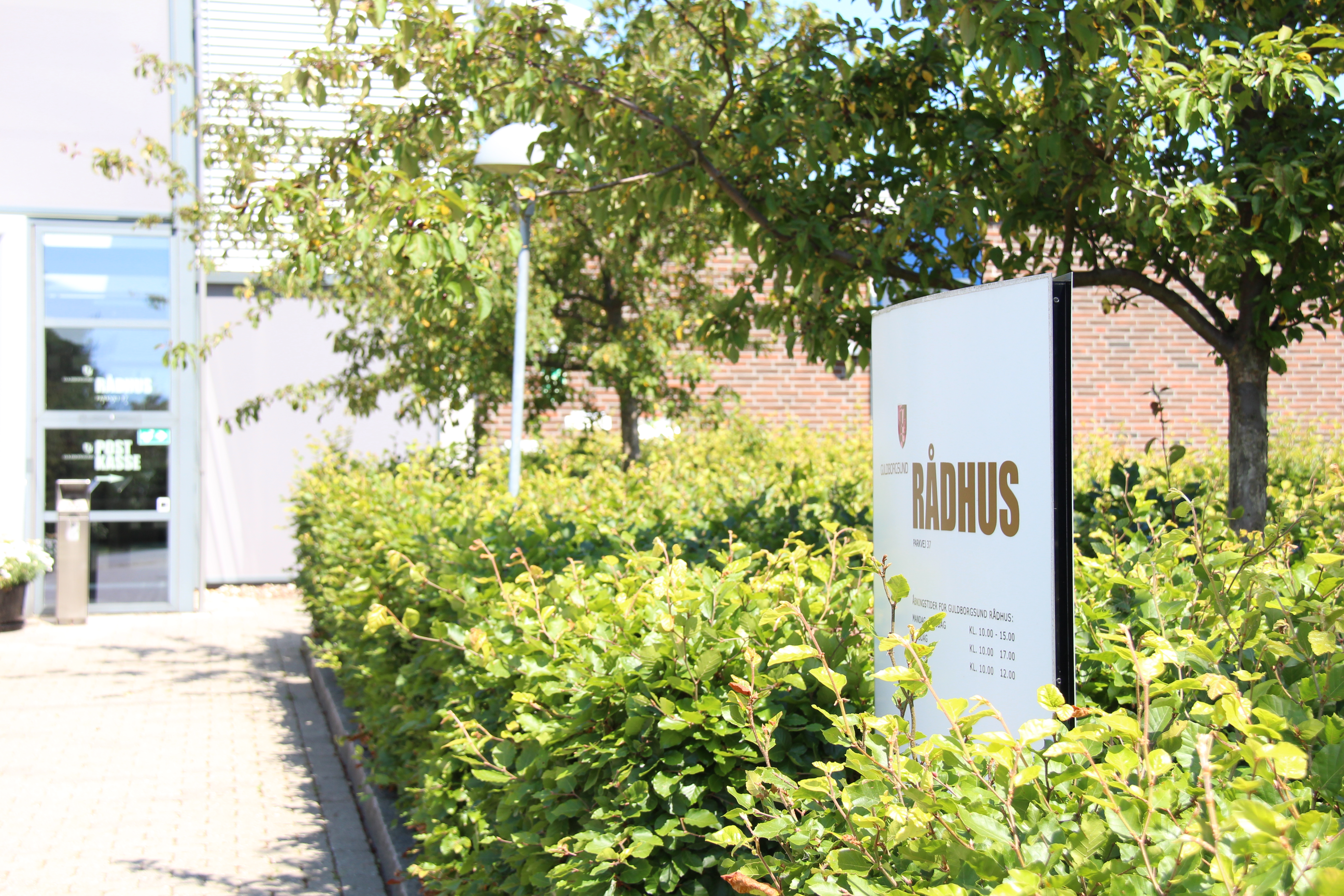 Hovedindgang rådhus