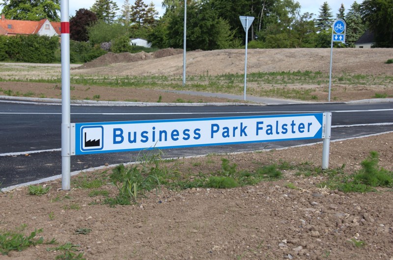 Business Park Falster skilt